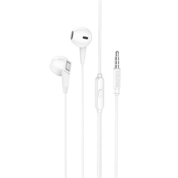 Наушники Borofone BM68 (3.5mm/1.2m) Белый