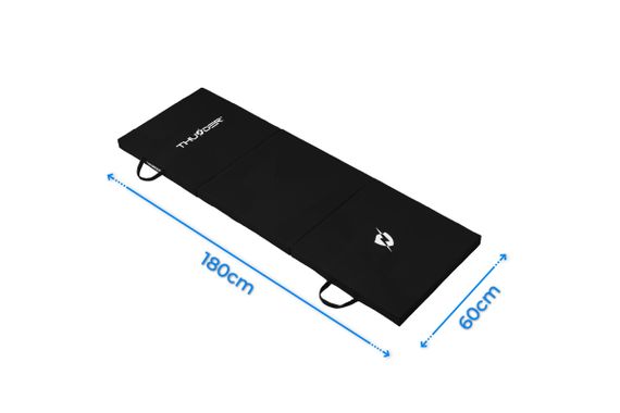 Матрац гімнастичний THUNDER MG-02, 180 х 60 х 5 см, чорний (MG-02-BLACK) | Зображення 2