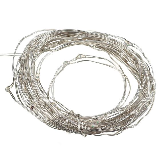 Гирлянда "Роса" 10м, на батарейках (3хАА), Royalstar, Разноцветный / Светодиодная новогодняя гирлянда | Зображення 8