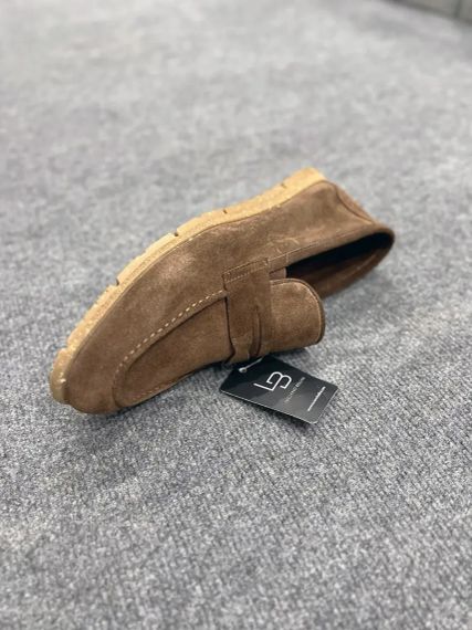 Чоловічі лофери Luciano Bellini 687 коричневий замш 43 розмір | Зображення 6