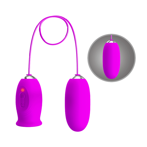 Гнучкий стимулятор віброяйце + стимулятор клітора PRETTY LOVE - Daisy Youth, BI-014749 sexstyle | Зображення 4