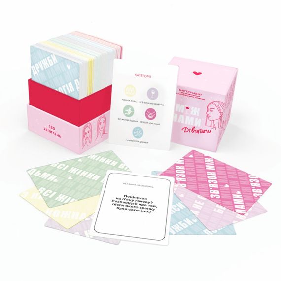 Гра настільна Між нами Дівчатками MemoGames 0010MG українською мовою | Зображення 1