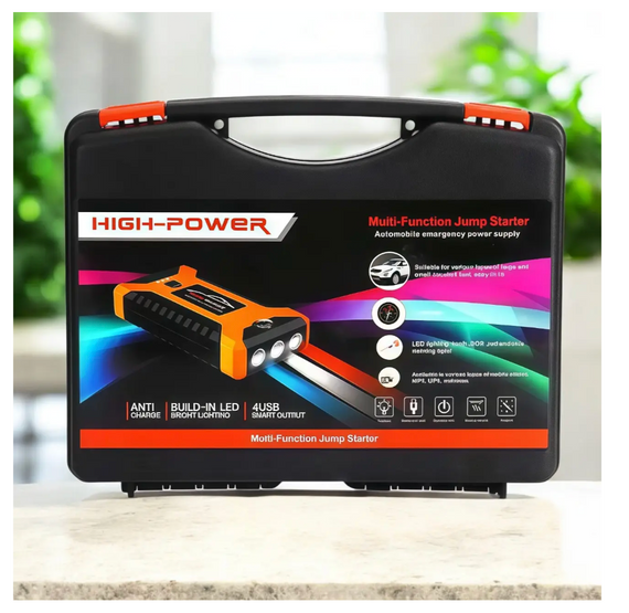 Пускозарядний пристрій для авто жовтий JUMPSTARTER JX27 99800 mAh ∙ Автомобільний пуско-зарядний пристрій JX27 Power Bank | Зображення 4