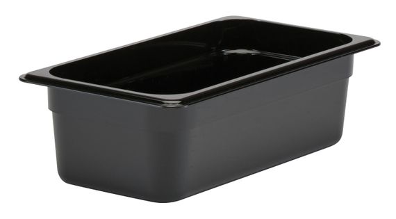 Гастроемкость Cambro GN 1/3 (325х176 мм) из поликарбоната, Чорний, 100 мм