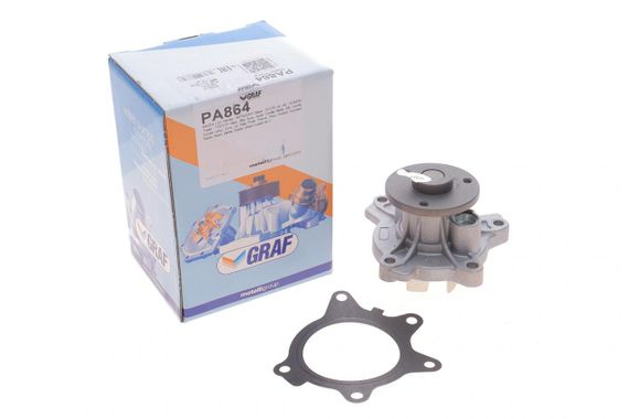 Помпа води Toyota Prius 1.5 Hybrid 00-09 Yaris 1.3 1.5 1.4 D4D 01-13 B B  6 лоп  PA864 | Зображення 1