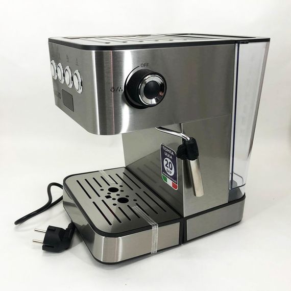 Кавоварка рожкова еспресо/капучино Magio MG-452 850 Вт, кавомашина домашня, кавовий апарат MQ-656 для дому | Зображення 1