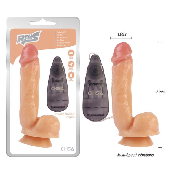 Вібратор реалістичний на присосці Chisa Real Touch S з пультом керування, бежевий sexstyle | Зображення 5