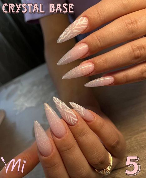 Crystal base Mi #5 (молочно-рожева база з золотими пластівцями юккі) 8мл | Зображення 2