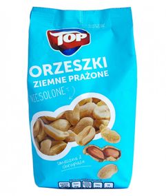 Арахис несоленый жареный TOP Orzeszki Ziemne, 400 г, Польша