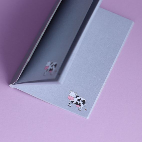 Блокнот 4Profi Artbook cow 48 арк. формат А6 902439 | Зображення 1