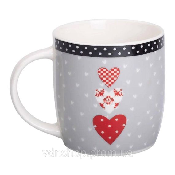 Кружка фарфоровая 400 (мл) для чая и кофе RX-N240147R