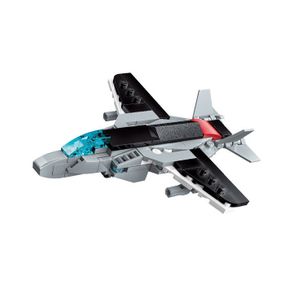 Конструктор Qman 1418Q-1-8 військовий транспорт 74-101 деталь  Бойовий літак Нічний яструб