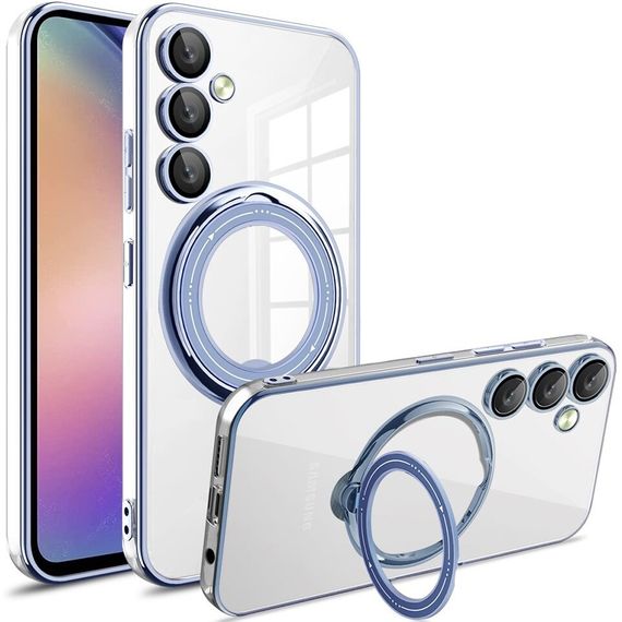 Чохол силіконовий MagSafe для Samsung Galaxy A55 колір Синій