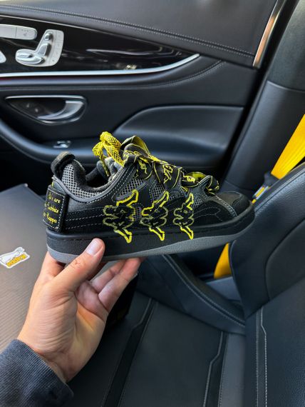 Кроссовки kappa fatty Black Yellow , Вьетнам kp001 40 25.5 | Зображення 6