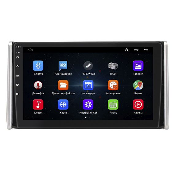 Штатная магнитола Lesko для Toyota RAV4 V (XA50) 2018-н.в. экран 10" 1/16Gb Wi-Fi GPS Base Тойота