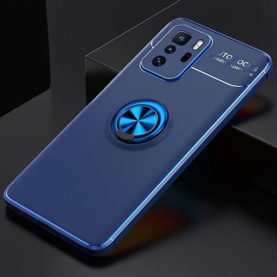 TPU чохол Deen ColorRing під магнітний тримач (opp) для Xiaomi Redmi Note 10 5G / Poco M3 Pro | Зображення 1