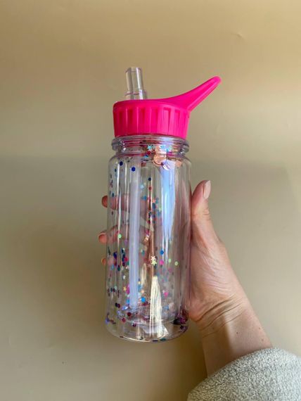 Поїлка - пляшечка дитяча Конфеті Малинова 360 мл | Зображення 3