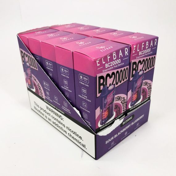 Elf Bar BC20000 смак Кисла Ожина Чорниця (Sour Blackberry Blueberry) | Зображення 3
