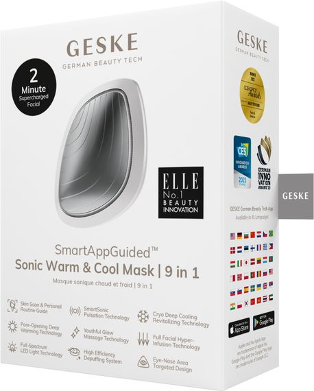 Ультразвукова маска тепло та холод GESKE Sonic Warm&Cool Mask 9в1 white | Зображення 7