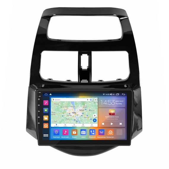 Штатная магнитола 9" Lesko для Chevrolet Spark III 2009-2016 2/32Gb CarPlay 4G Wi-Fi GPS Prime Шевролет