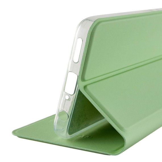 Шкіряний чохол-книжка GETMAN Elegant (PU) для TECNO Spark 9 Pro (KH7n) М'ятний | Зображення 4