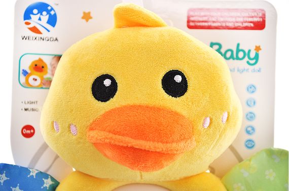 Брязкальце 606A-7 "Каченя" р.17x6,5x18 см YG Toys | Зображення 1
