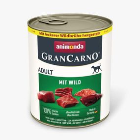 Корм вологий для собак Animonda GranCarno Adult with game з дичиною 800 г
