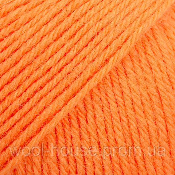 Шкарпеткова пряжа Drops Fabel - Uni print, 119 electric orange