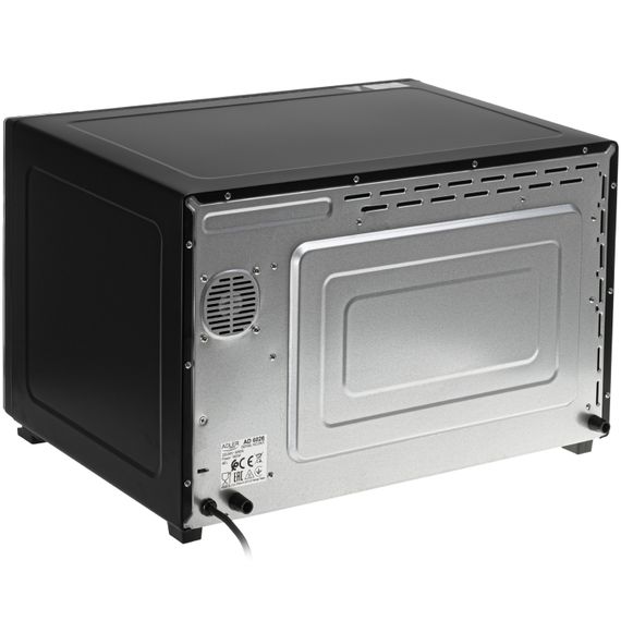 Електрична піч Adler AD 6026 1800Вт/ 48л /електроплита/ механічне керування/чорна | Зображення 4