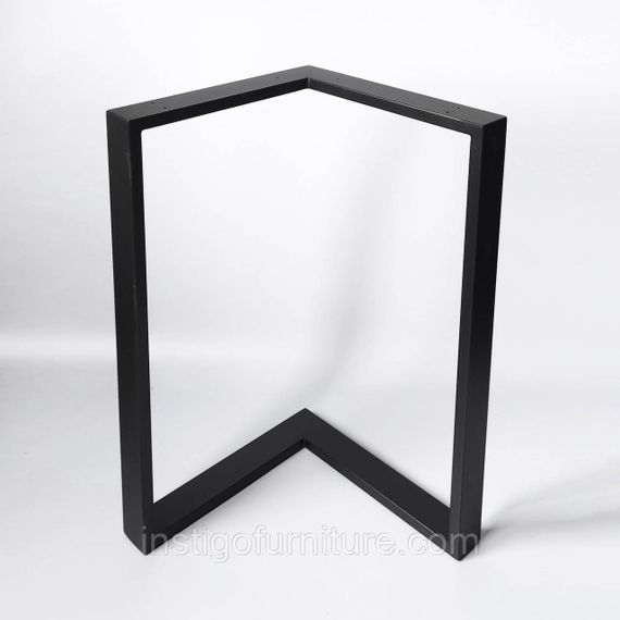 Комплект опор для столу з металу 566×325mm, H=730mm (профільна труба: 60x20mm) | Зображення 4