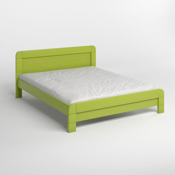 Двоспальне дерев&#039;яне ліжко Mebigrand Тоскана Люкс (підйомний механізм) Лайм (S3050G70Y) 140х200 см (MBG-3073) | Зображення 1