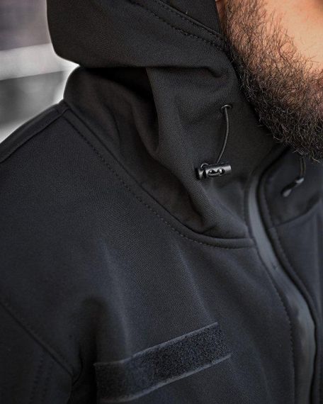 Тактична куртка softshell masad чорна | Зображення 4
