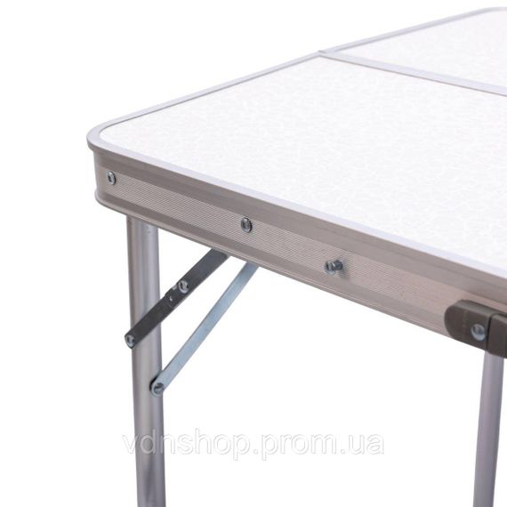Комплект туристичний стіл + 2 лавки складні меблі Білий Lugi JY-9060W | Зображення 8