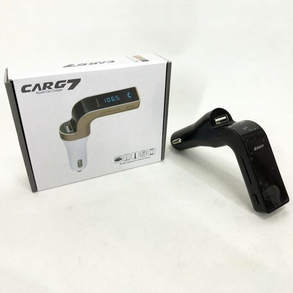 Блютуз фм передавач для автомагнітоли FM MOD G, Fm модулятор для автомобіля, Блютуз трансмітер ZG-890 для авто | Зображення 9