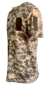 Футболка Tactic4Profi кулмакс зелений піксель з коротким рукавом з 4-ма липучками 3XL