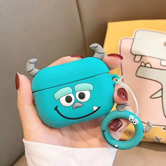 Силиконовый 3D чехол для наушников Apple AirPods Pro 1/2 Monsters Univeristy | Зображення 2