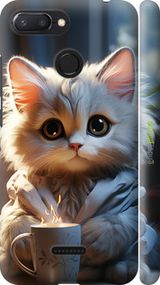 Чохол на Xiaomi Redmi 6 Білий кіт "5646m-1521-2448"