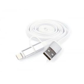 Дата кабель USB 2.0 AM to Micro 5P&amp;Lightning 1.0m Vinga (USBAMMICRO&amp;Lightning-1.0) (USBAMMICRO&amp;Lightning-1.0)