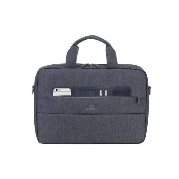 Сумка для ноутбука RivaCase 14" 7522 (Dark Grey), Колекція "Prater", темно-сірий | Зображення 3