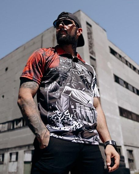 Милитари поло футболка  oblivion  Sniper ПП4697 | Зображення 2