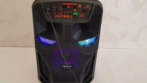 Легка та функціональна колонка-валіза Kimiso QS-5805 з мікрофоном (USB/BT/FM). | Зображення 3