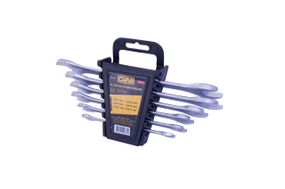 Набор ключей рожковых CrV 6x7, 8x9, 10x11, 12x13, 14x15, 16x17мм (6шт) СИЛА