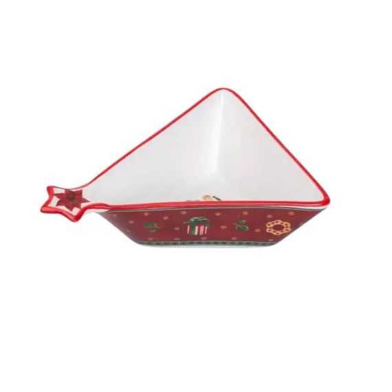 Салатница в форме елки 14.5×12 см новогодняя HP-SD-3 | Зображення 4