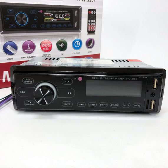 Автомагнітола з сенсорним дисплеєм MP3 3886 ISO 1DIN багатофункціональна, Мультимедіа для автомобіля | Зображення 9