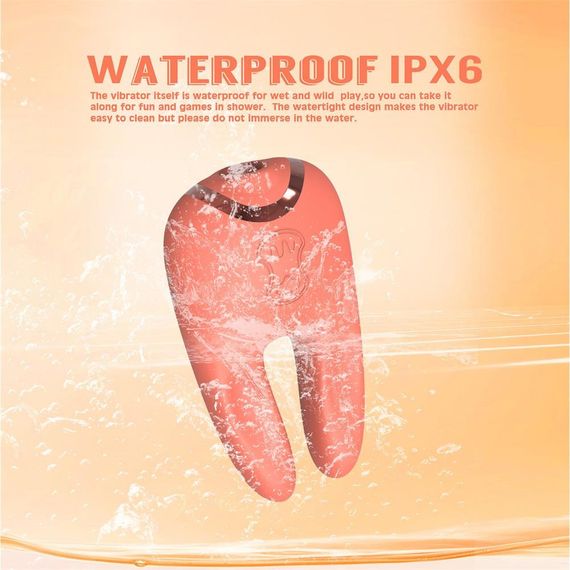 Стимулятор для клітора Chisa Kissen Bloom з вібрацією та всмоктуванням, помаранчевий sexstyle | Зображення 7