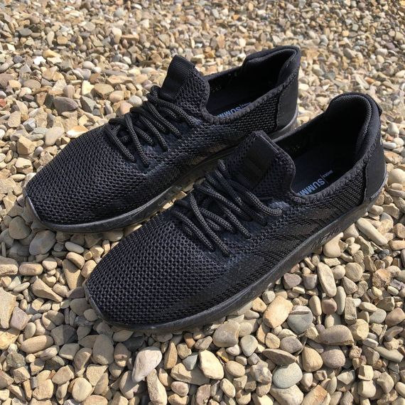 Кросівки з тканинним верхом із сітки 43 розмір. Літні кросівки сітка. Модель 67554. ZB-895 Колір: чорний | Зображення 8