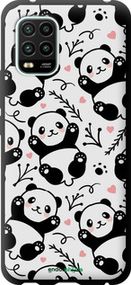 Чохол на Xiaomi Mi 10 Lite Панди "4318b-1924-2448"