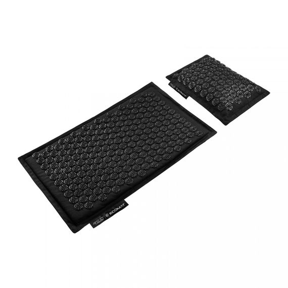 Килимок акупунктурний 4FIZJO Eco Mat Аплікатор Кузнєцова з подушкою 68 x 42 см Black/Black 4FJ0208 (P-5907739312563) | Зображення 3