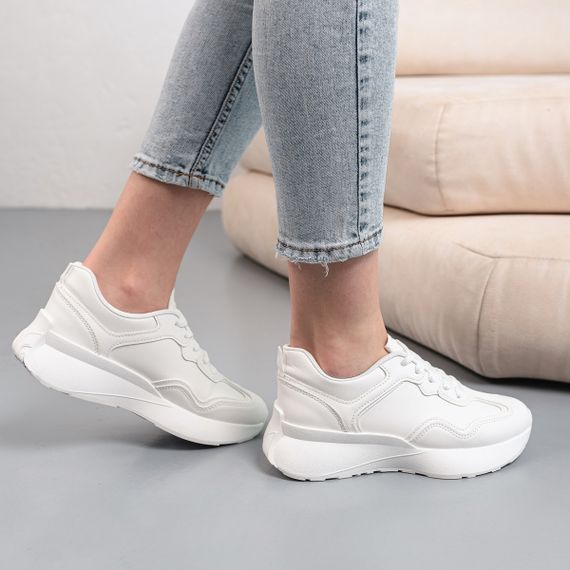 Кроссовки женские Fashion Cecil 3942 38 размер 245 см Белый | Зображення 3