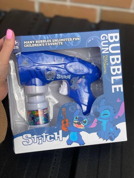 Пістолет з мильними бульбашками, генератор мильних бульбашок Ліло і Стіч | Зображення 1